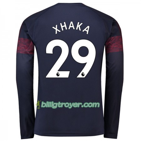 Billige Fotballdrakter Arsenal Xhaka 29 Bortedraktsett 2018/19 Langermet